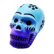 PU blue gradient skull