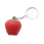 PU red strawberry pendant