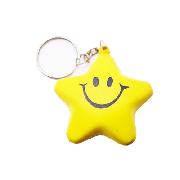 PU five-pointed key ring