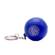 PU polished ball key ring