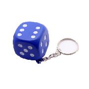 PU dice key ring