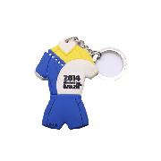 PU clothes key chain