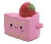 PU tripod strawberry cake