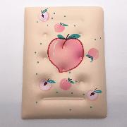PU peach book cover patch